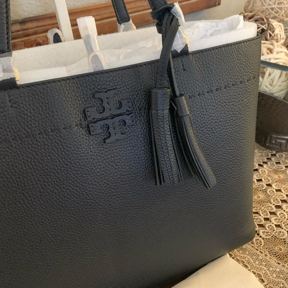 New Tory Burch McGraw tote black 🖤 - Picture 5 of 8